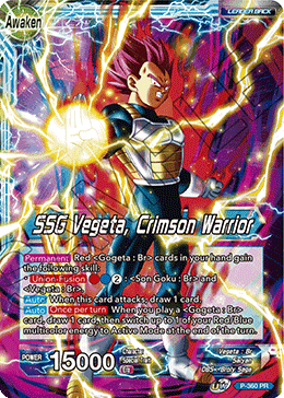 Vegeta // SSG Vegeta, Crimson Warrior (P-360) [Promotion Cards] | Fandemonia Ltd