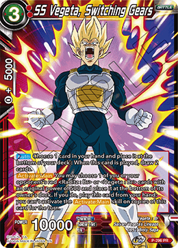 SS Vegeta, Switching Gears (P-296) [Tournament Promotion Cards] | Fandemonia Ltd