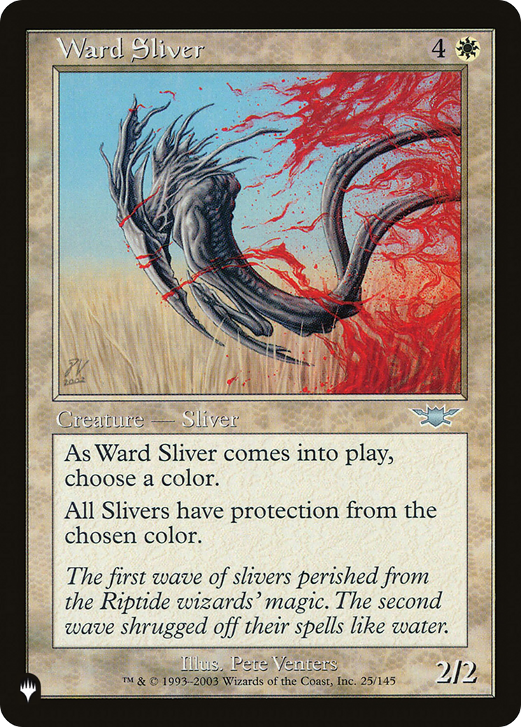 Ward Sliver [The List] | Fandemonia Ltd