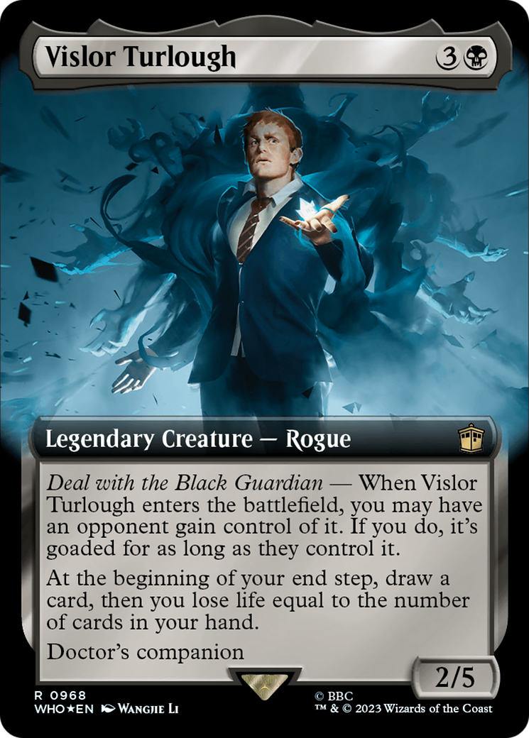 Vislor Turlough (Extended Art) (Surge Foil) [Doctor Who] | Fandemonia Ltd