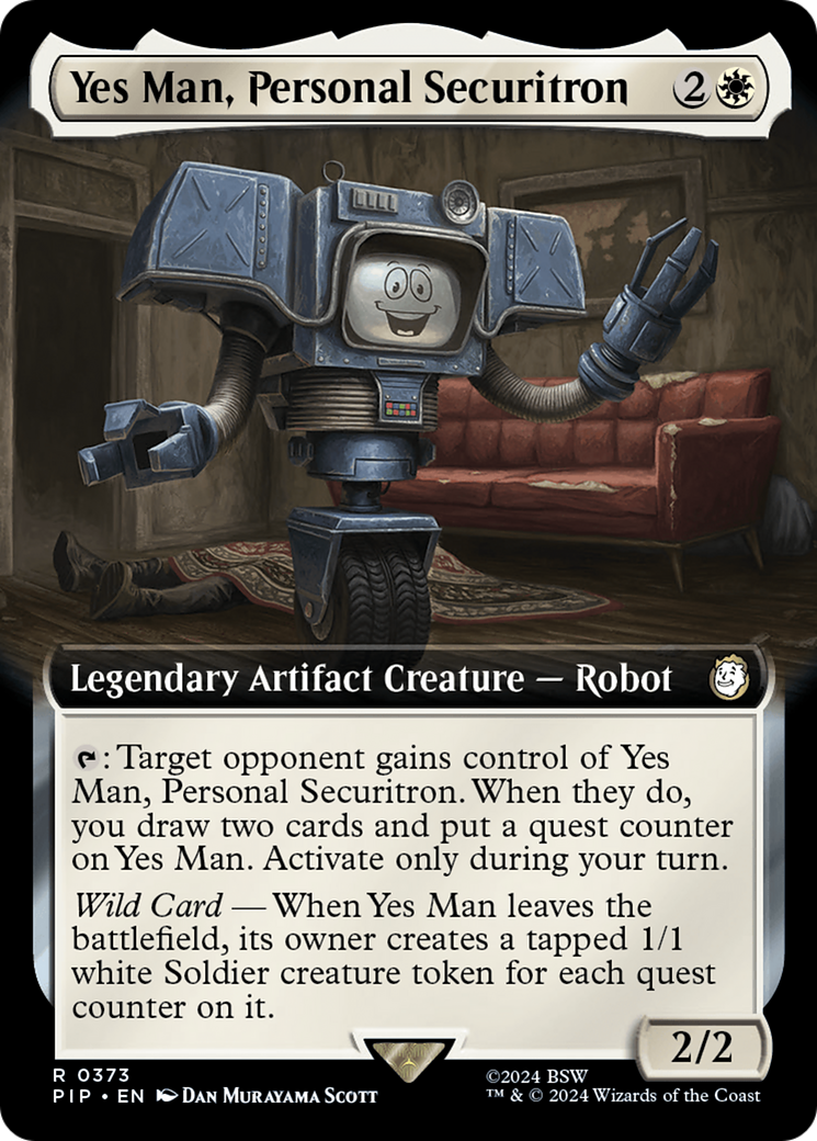 Yes Man, Personal Securitron (Extended Art) [Fallout] | Fandemonia Ltd