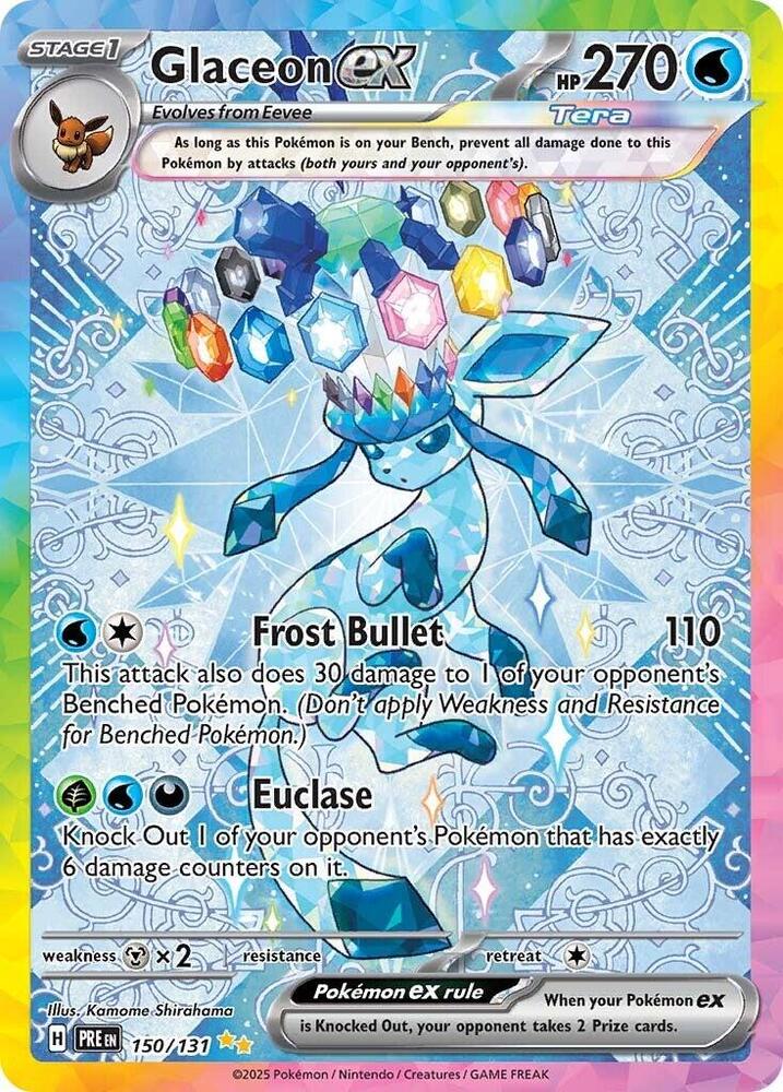 Glaceon ex (150/131) [Scarlet & Violet: Prismatic Evolutions] | Fandemonia Ltd