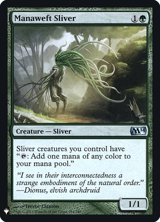 Manaweft Sliver [Mystery Booster] | Fandemonia Ltd