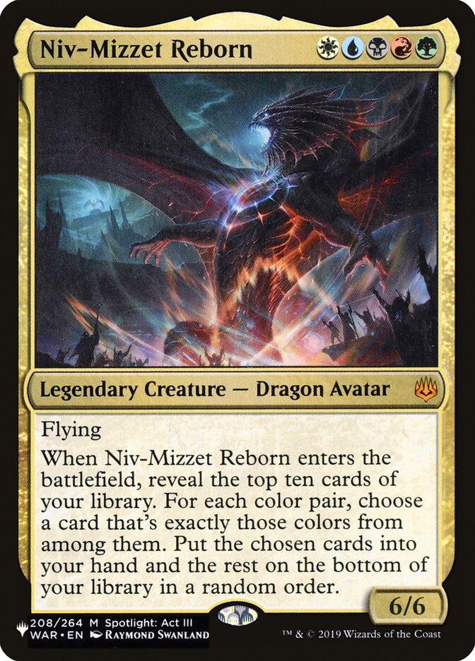 Niv-Mizzet Reborn [The List] | Fandemonia Ltd