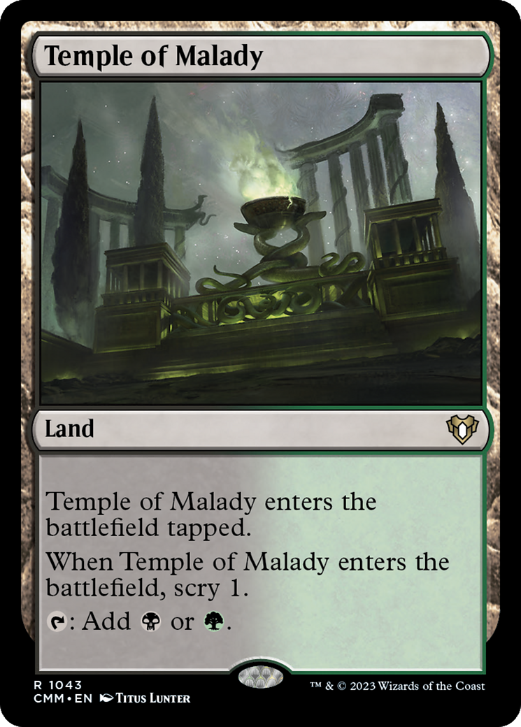 Temple of Malady [Commander Masters] | Fandemonia Ltd