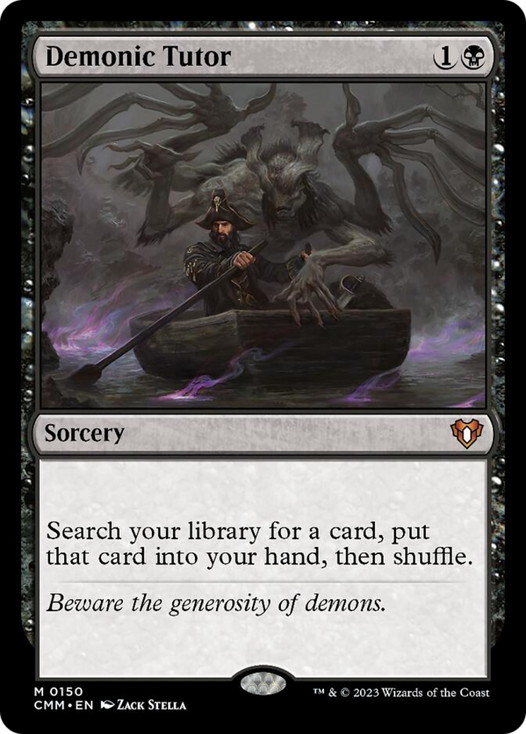 Demonic Tutor [Commander Masters] | Fandemonia Ltd