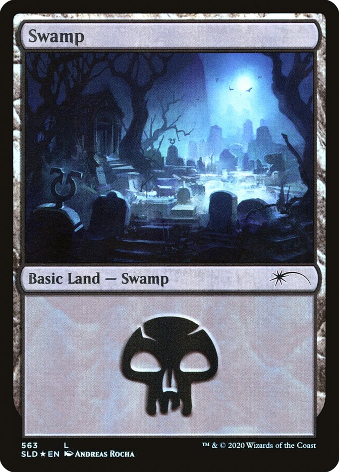 Swamp (Spooky) (563) [Secret Lair Drop Promos] | Fandemonia Ltd