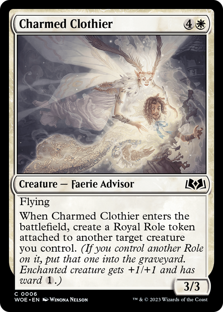 Charmed Clothier [Wilds of Eldraine] | Fandemonia Ltd