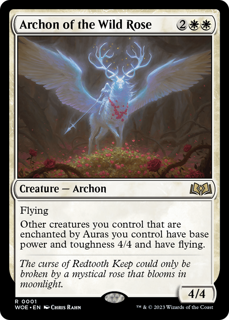 Archon of the Wild Rose [Wilds of Eldraine] | Fandemonia Ltd