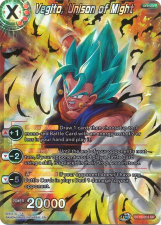 Vegito, Unison of Might (BT10-003) [Rise of the Unison Warrior 2nd Edition] | Fandemonia Ltd