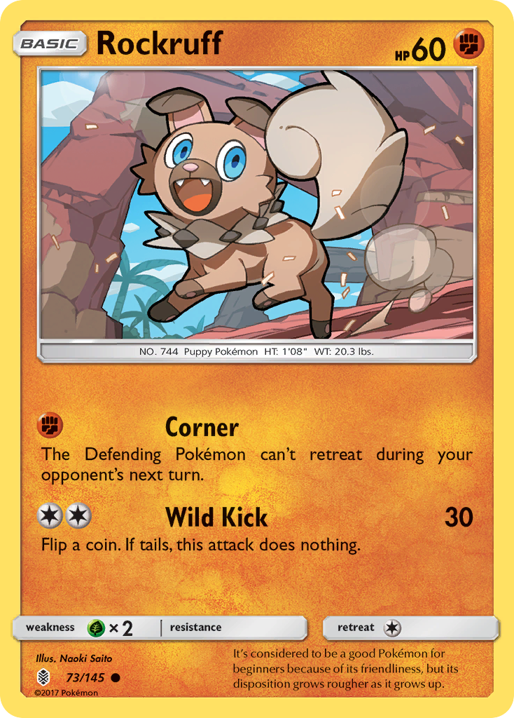 Rockruff (73/145) [Sun & Moon: Guardians Rising] | Fandemonia Ltd