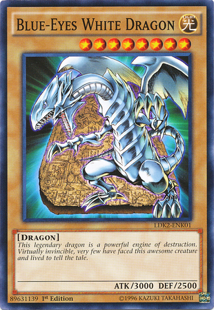 Blue-Eyes White Dragon (Version 4) [LDK2-ENK01] Common | Fandemonia Ltd