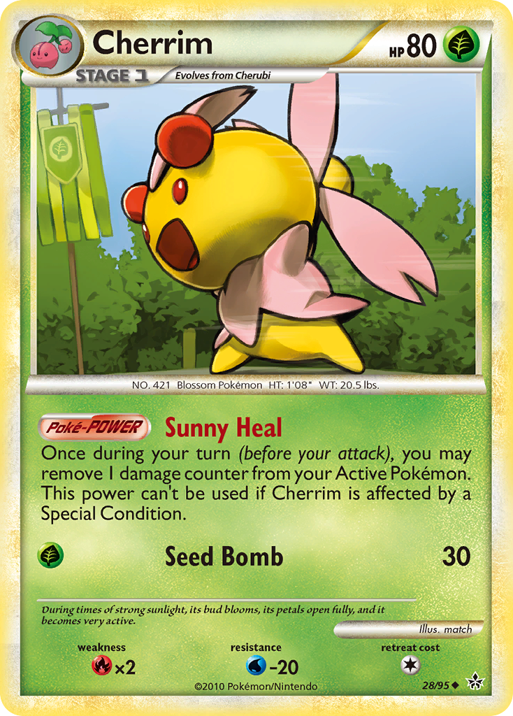 Cherrim (28/95) [HeartGold & SoulSilver: Unleashed] | Fandemonia Ltd