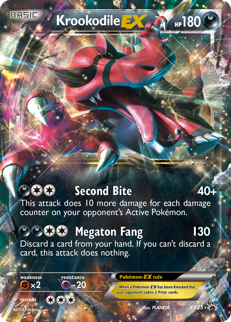 Krookodile EX (XY25) [XY: Black Star Promos] | Fandemonia Ltd