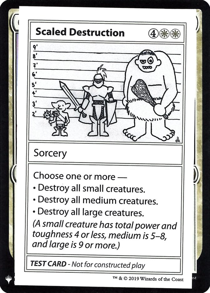 Scaled Destruction [Mystery Booster Playtest Cards] | Fandemonia Ltd