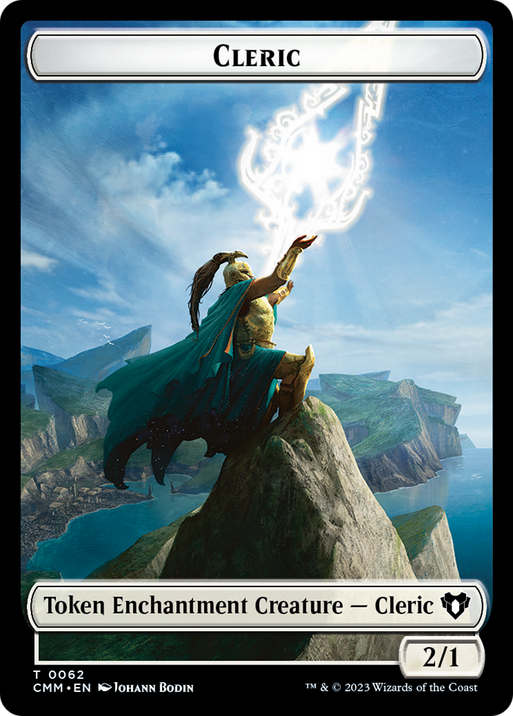 Elf Warrior // Cleric Double-Sided Token [Commander Masters Tokens] | Fandemonia Ltd