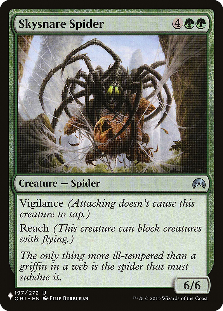 Skysnare Spider [The List] | Fandemonia Ltd