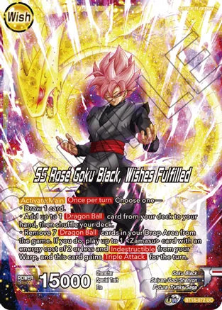 Zamasu // SS Rose Goku Black, Wishes Fulfilled (BT16-072) [Realm of the Gods] | Fandemonia Ltd