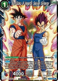 Son Goku & Vegeta, Saiyan Synergy (Unison Warrior Series Tournament Pack Vol.3) (P-276) [Tournament Promotion Cards] | Fandemonia Ltd