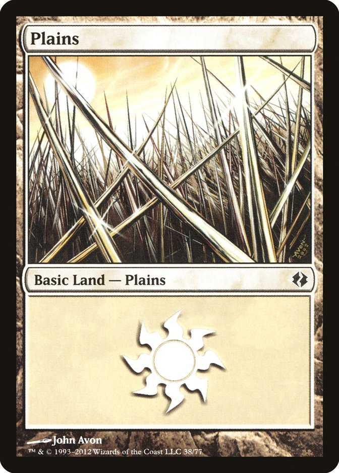 Plains (38) [Duel Decks: Venser vs. Koth] | Fandemonia Ltd