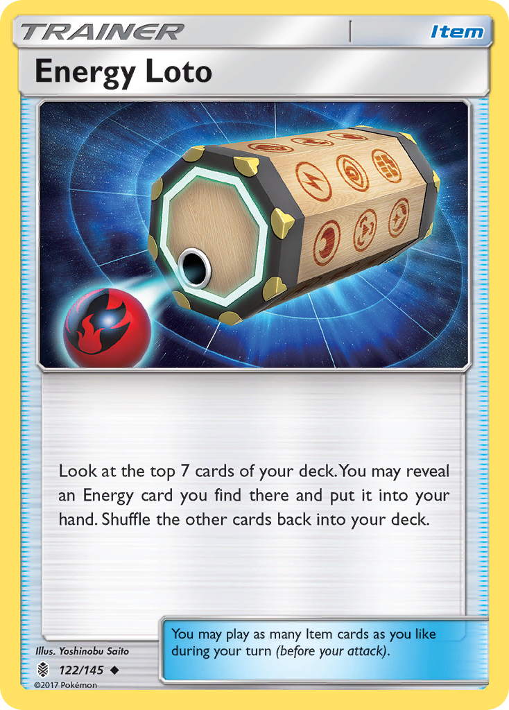 Energy Loto (122/145) [Sun & Moon: Guardians Rising] | Fandemonia Ltd