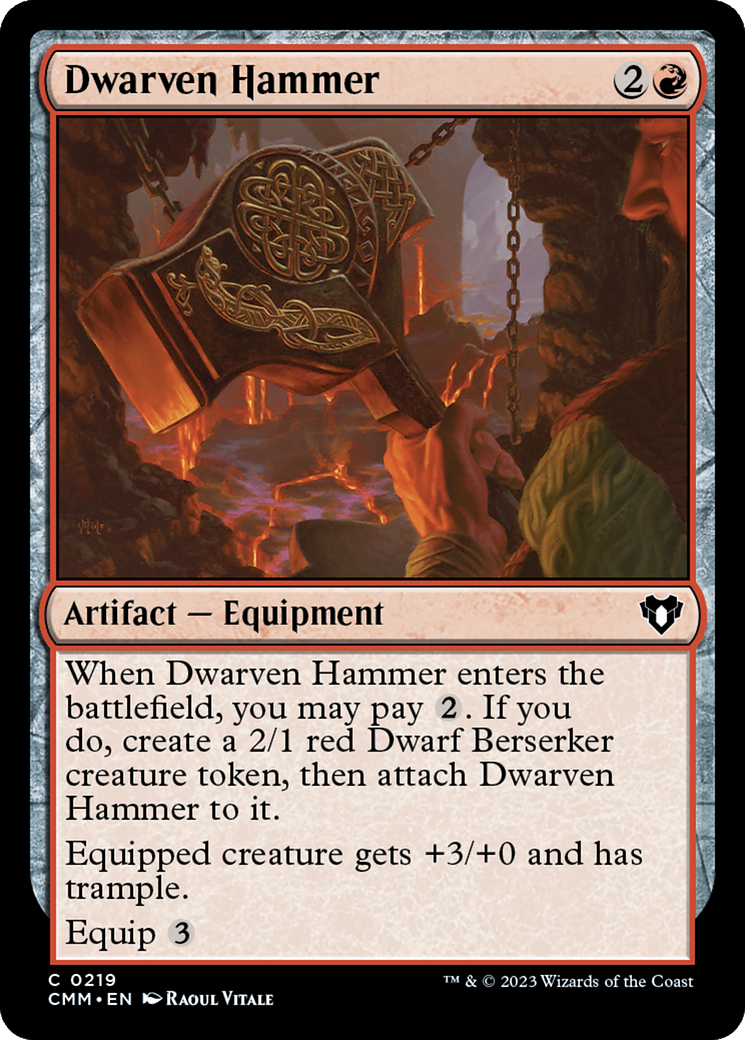 Dwarven Hammer [Commander Masters] | Fandemonia Ltd