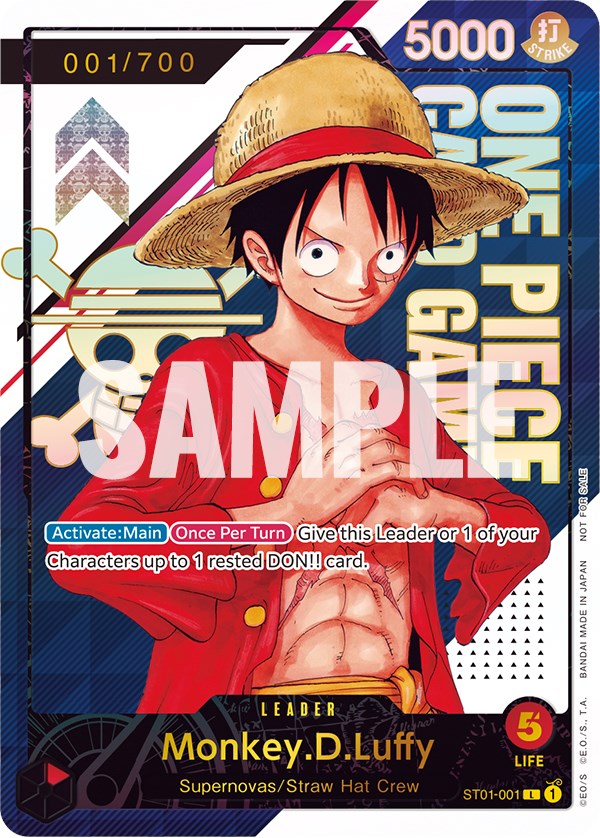 Monkey.D.Luffy (Serial Number) [One Piece Promotion Cards] | Fandemonia Ltd