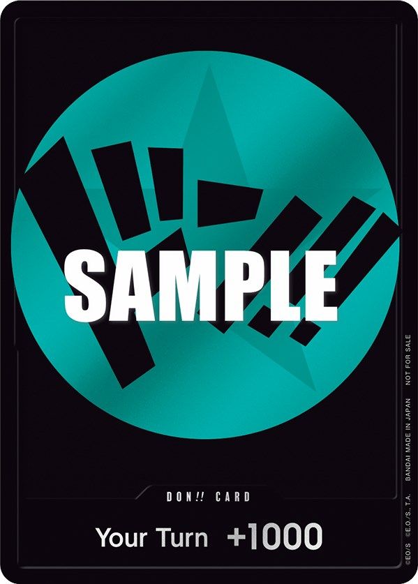 DON!! Card (Teal) [One Piece Promotion Cards] | Fandemonia Ltd