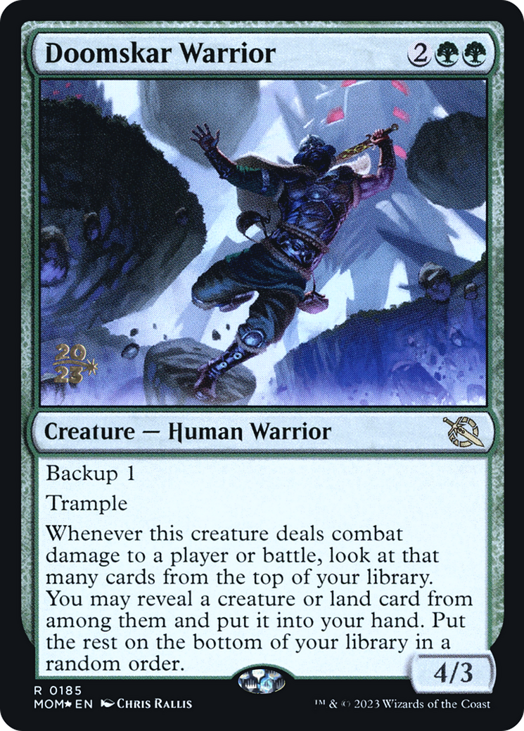 Doomskar Warrior [March of the Machine Prerelease Promos] | Fandemonia Ltd