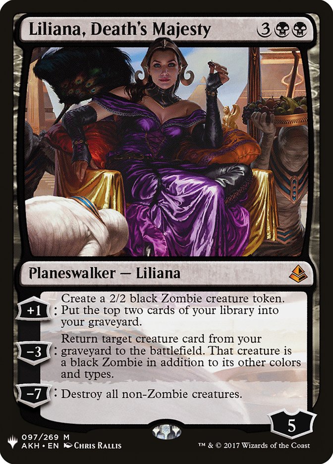 Liliana, Death's Majesty [The List] | Fandemonia Ltd