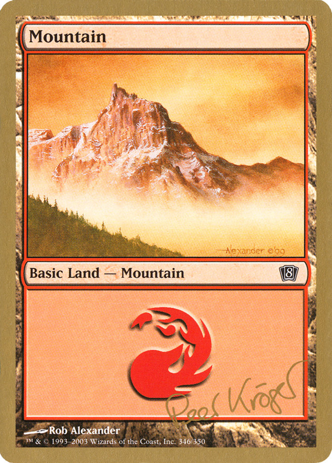 Mountain (pk346) (Peer Kroger) [World Championship Decks 2003] | Fandemonia Ltd