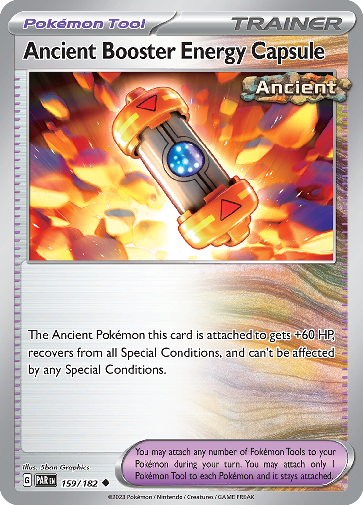 Ancient Booster Energy Capsule (159/182) [Scarlet & Violet: Paradox Rift] | Fandemonia Ltd