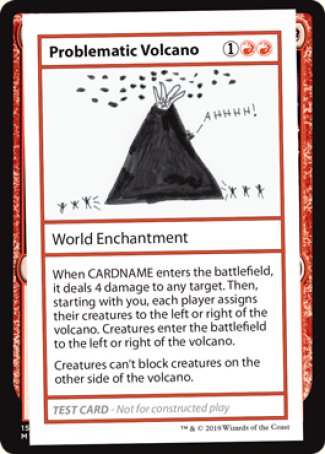 Problematic Volcano (2021 Edition) [Mystery Booster Playtest Cards] | Fandemonia Ltd