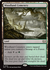 Woodland Cemetery [Duskmourn: House of Horror Commander] | Fandemonia Ltd