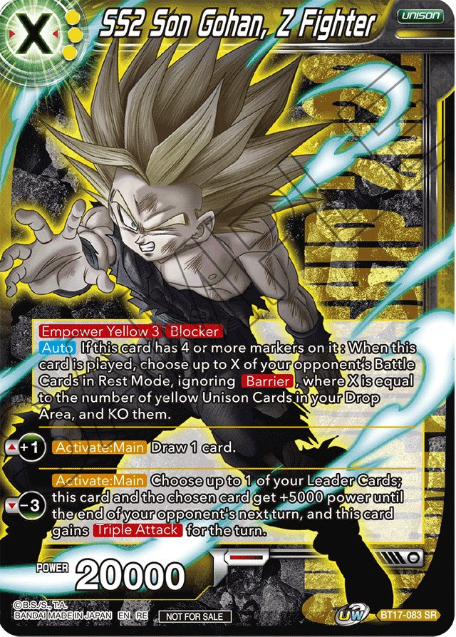 SS2 Son Gohan, Z Fighter (Championship 2022) (BT17-083) [Promotion Cards] | Fandemonia Ltd