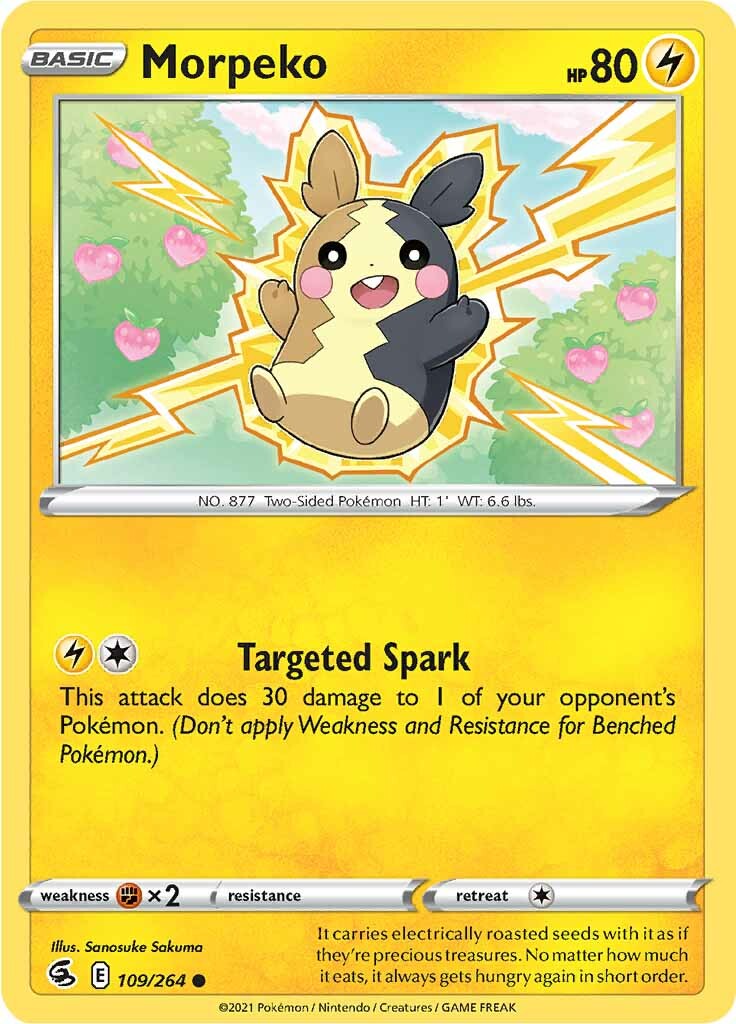 Morpeko (109/264) [Sword & Shield: Fusion Strike] | Fandemonia Ltd