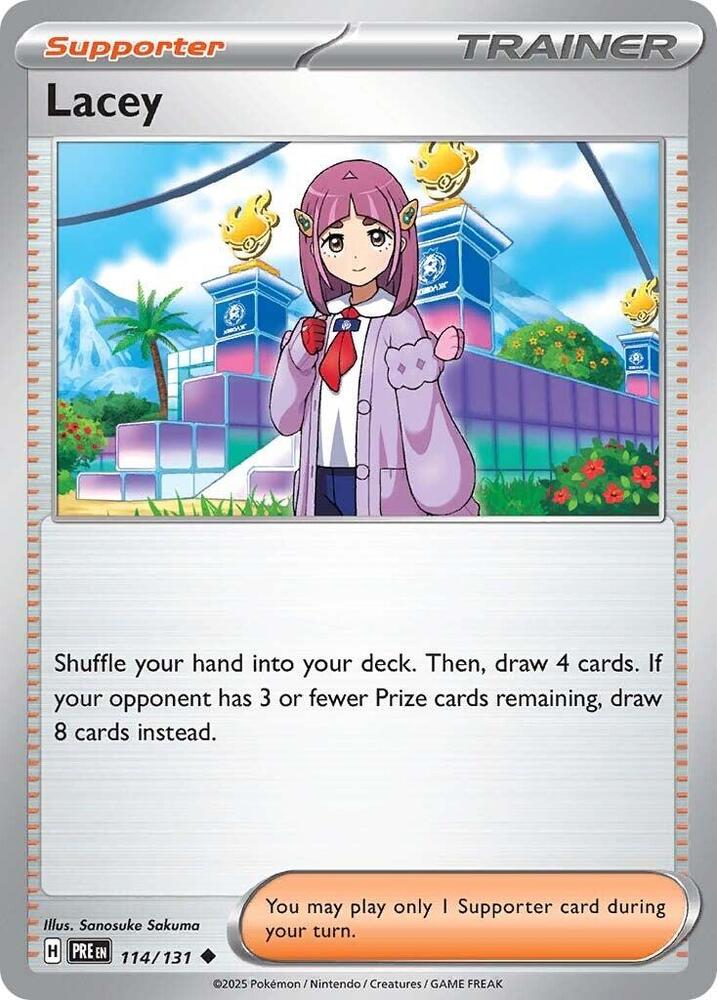 Lacey (114/131) [Scarlet & Violet: Prismatic Evolutions] | Fandemonia Ltd