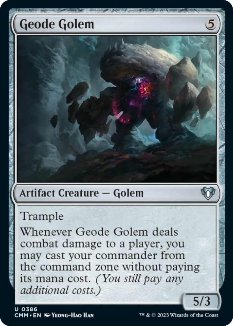 Geode Golem [Commander Masters] | Fandemonia Ltd