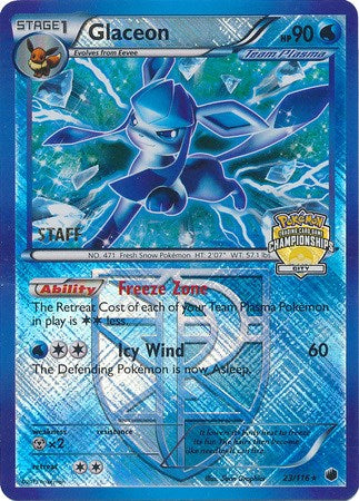 Glaceon (023/116) (City Championships) (Staff) [League & Championship Cards] | Fandemonia Ltd