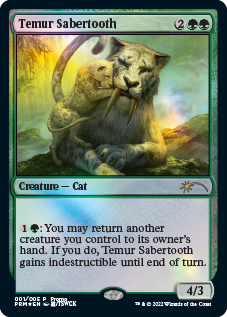 Temur Sabertooth [Year of the Tiger 2022] | Fandemonia Ltd