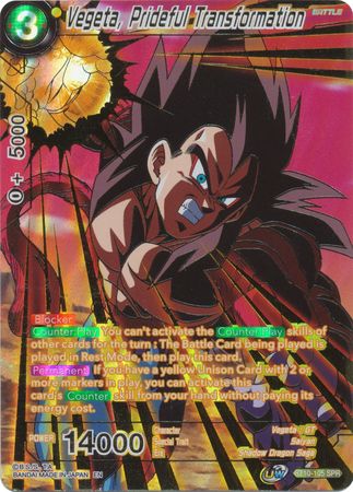 Vegeta, Prideful Transformation (SPR) (BT10-105) [Rise of the Unison Warrior 2nd Edition] | Fandemonia Ltd