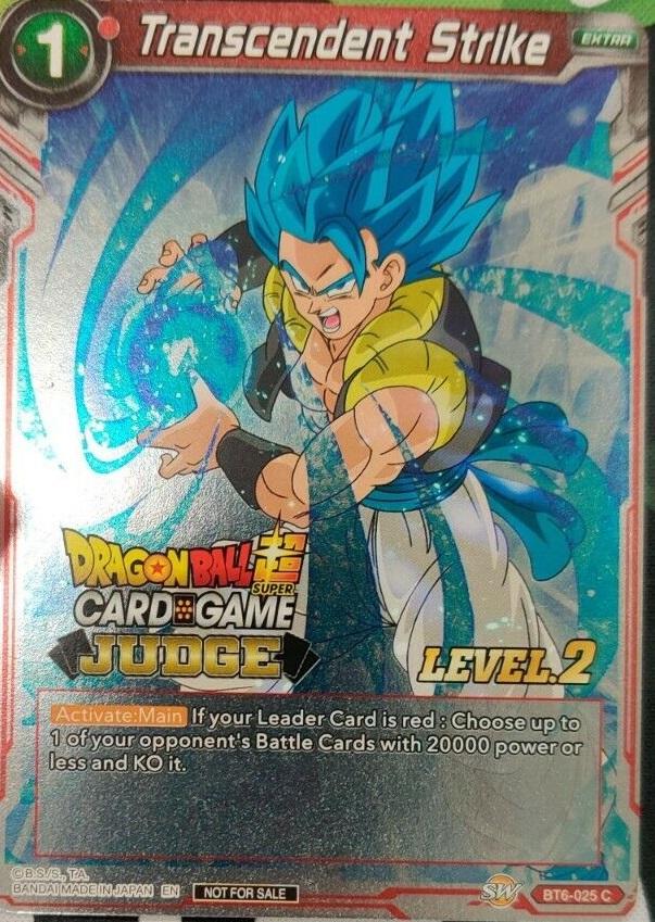 Transcendent Strike (Level 2) (BT6-025) [Judge Promotion Cards] | Fandemonia Ltd