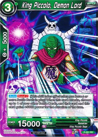 King Piccolo, Demon Lord (P-051) [Promotion Cards] | Fandemonia Ltd