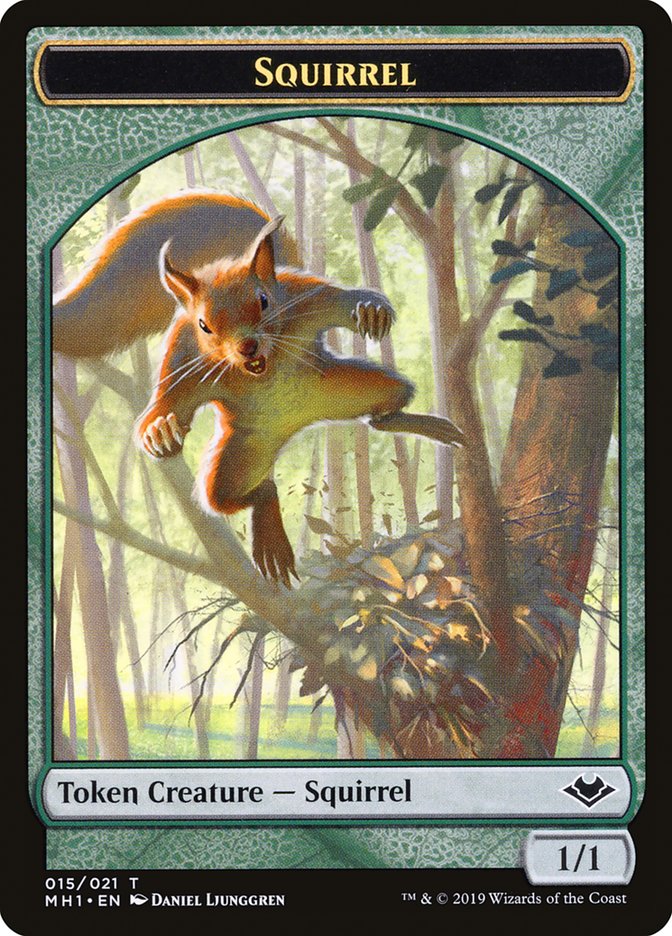 Shapeshifter (001) // Squirrel (015) Double-Sided Token [Modern Horizons Tokens] | Fandemonia Ltd