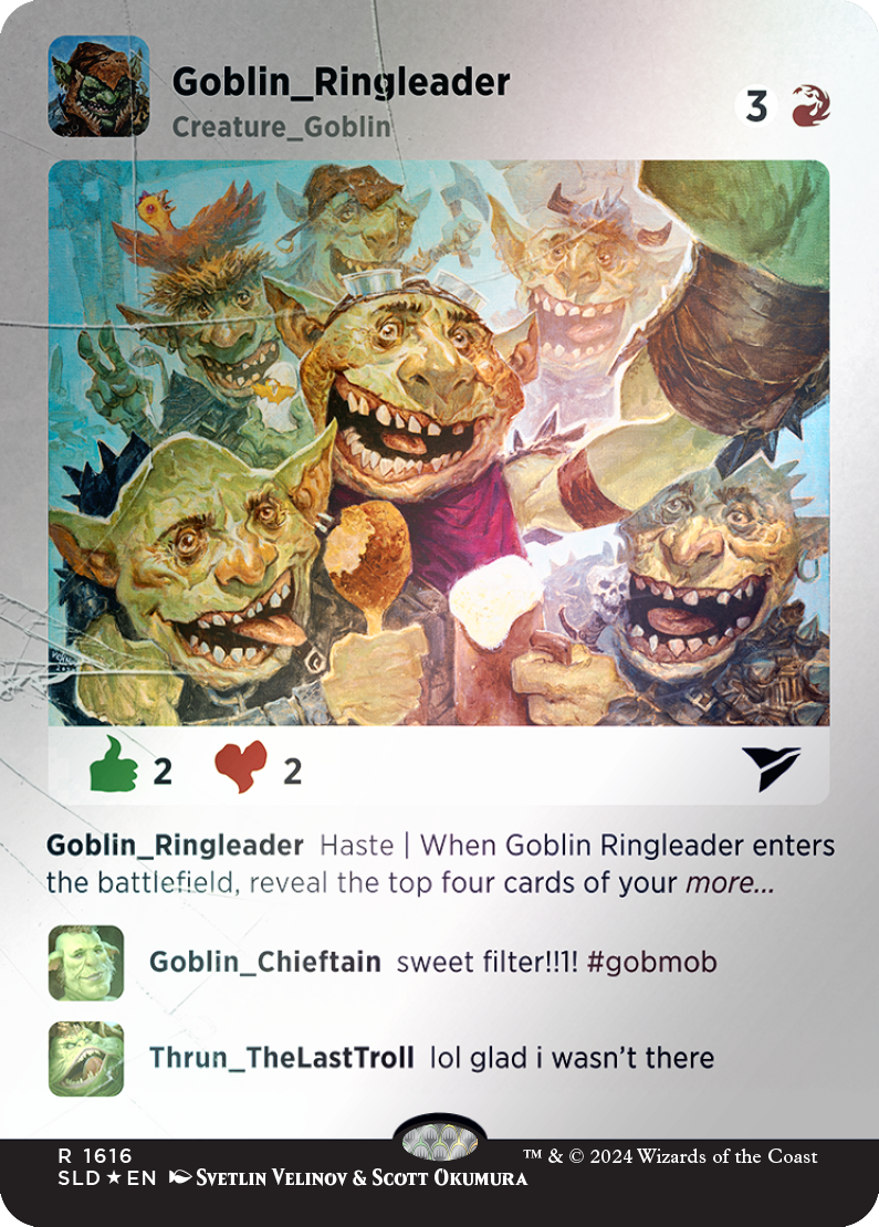 Goblin Ringleader (Rainbow Foil) [Secret Lair Drop Series] | Fandemonia Ltd