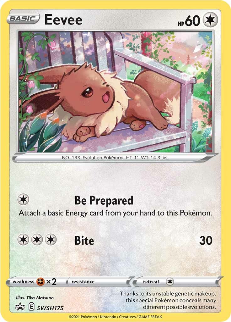 Eevee (SWSH175) [Sword & Shield: Black Star Promos] | Fandemonia Ltd