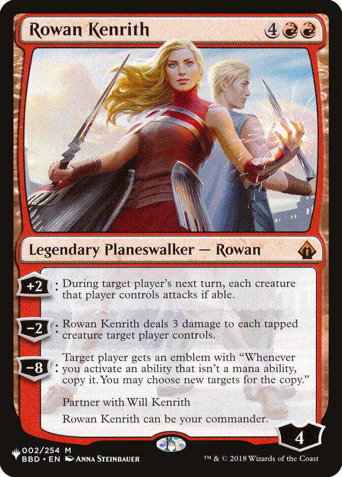 Rowan Kenrith [The List] | Fandemonia Ltd