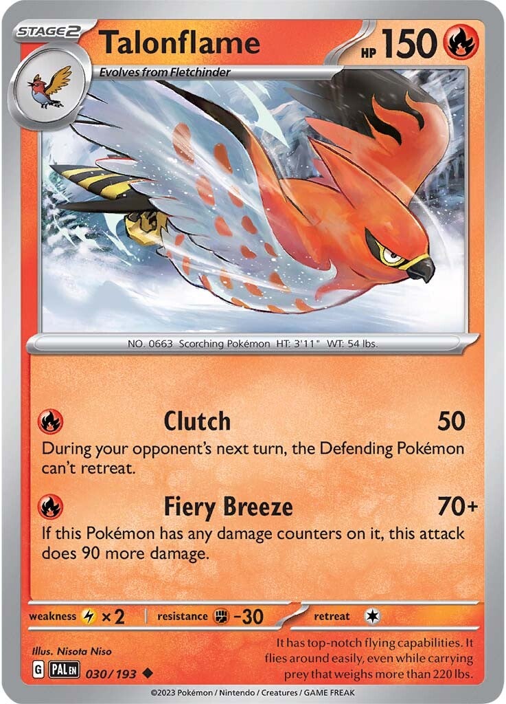 Talonflame (030/193) [Scarlet & Violet: Paldea Evolved] | Fandemonia Ltd