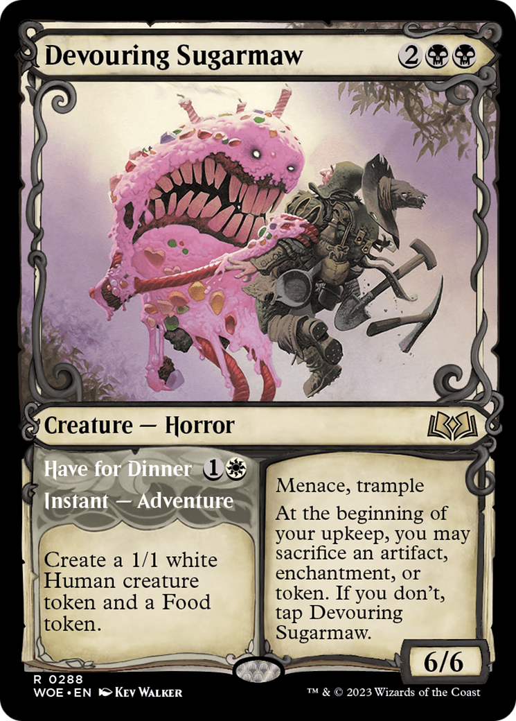 Devouring Sugarmaw // Have For Dinner (Showcase) [Wilds of Eldraine] | Fandemonia Ltd