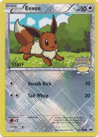 Eevee (84/108) (City Championship Staff) [League & Championship Cards] | Fandemonia Ltd